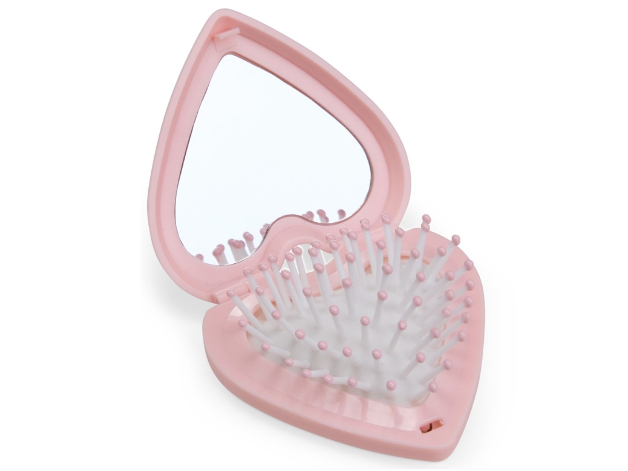 Escova com Espelho Coração